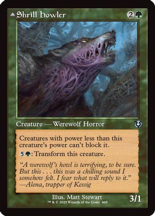 Shrill Howler (Retro Frame) (469) - Innistrad Remastered | Silver Goblin