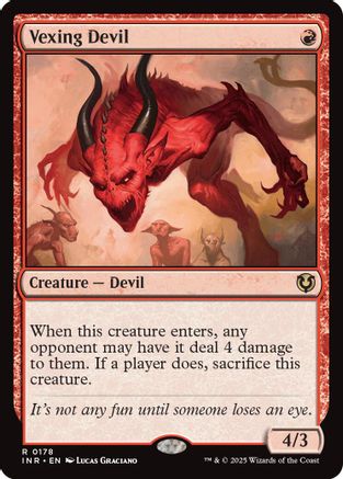 Vexing Devil Foil (178) - Innistrad Remastered | Silver Goblin