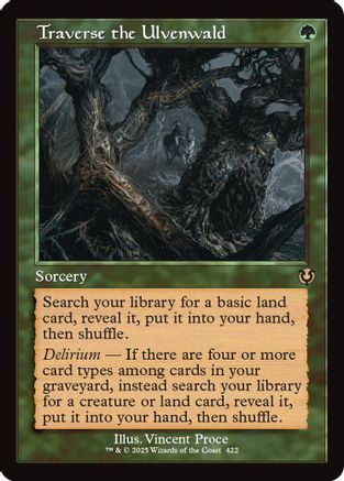 Traverse the Ulvenwald (Retro Frame) Foil (422) - Innistrad Remastered | Silver Goblin