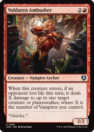 Voldaren Ambusher Foil (180) - Innistrad Remastered | Silver Goblin