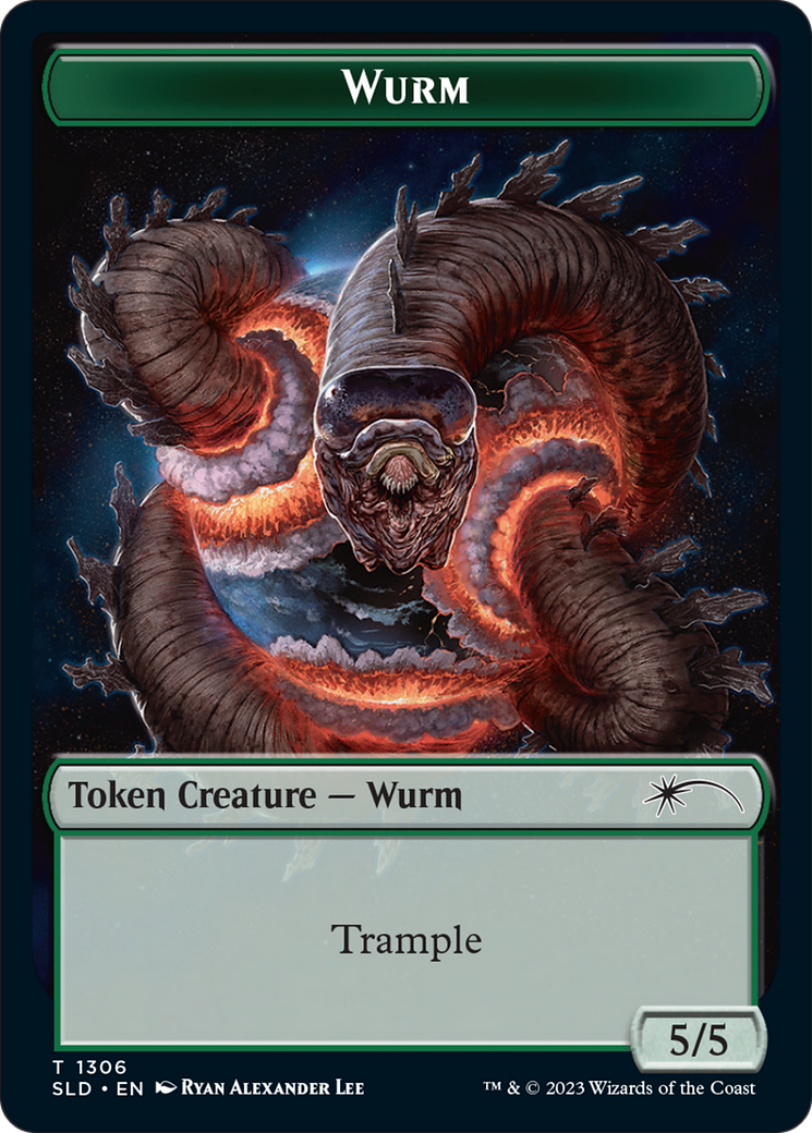 Wurm Token [Secret Lair Drop Series] | Silver Goblin