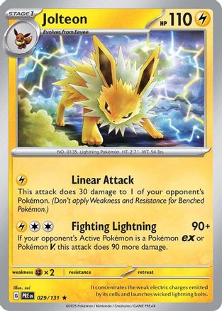 Jolteon (29) Holofoil - Prismatic Evolutions