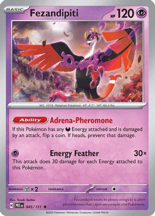 Fezandipiti 45 - SV Prismatic Evolutions Reverse Holofoil | Silver Goblin