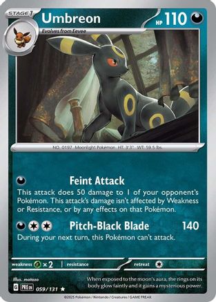 Umbreon (059/131) [Scarlet & Violet: Prismatic Evolutions] | Silver Goblin