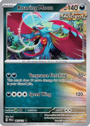 Roaring Moon 65 - SV Prismatic Evolutions Holofoil | Silver Goblin