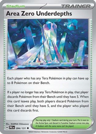 Area Zero Underdepths (94) Reverse Holofoil - Prismatic Evolutions