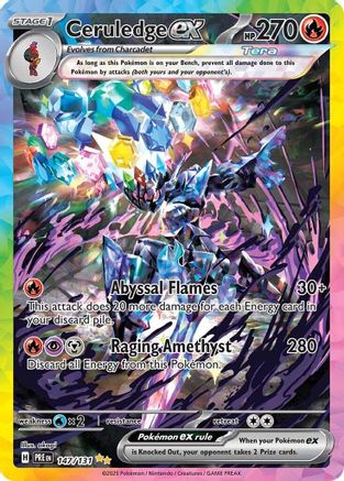 Ceruledge ex (147) Holofoil - SV Prismatic Evolutions