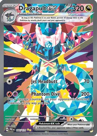 Dragapult ex (165/131) [Scarlet & Violet: Prismatic Evolutions] | Silver Goblin