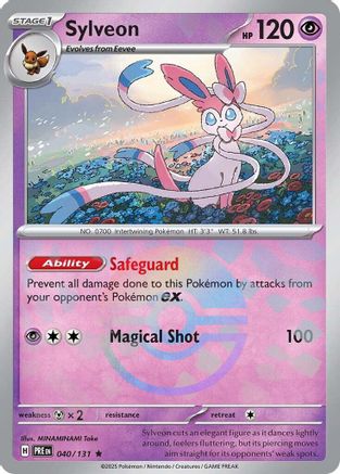Sylveon (Poke Ball Pattern) (40) Holofoil - Prismatic Evolutions