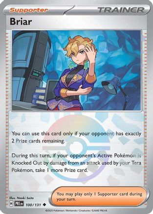 Briar (100/131) (Poke Ball Pattern) [Scarlet & Violet: Prismatic Evolutions] | Silver Goblin