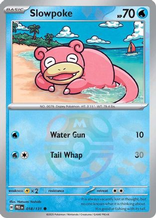 Slowpoke (018/131) (Master Ball Pattern) [Scarlet & Violet: Prismatic Evolutions] | Silver Goblin