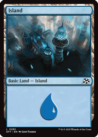 Island (0282) (-282) - Aetherdrift | Silver Goblin