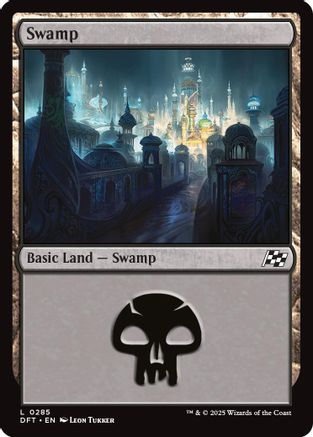 Swamp (0285) Foil (285) - Aetherdrift