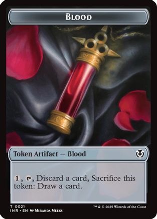 Blood // Clue Double-Sided Token (INR21 // 22)  - Innistrad Remastered | Silver Goblin