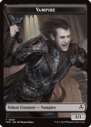 Vampire (0007) // Vampire (0008) Double-Sided Token (INR7 // 8)  - Innistrad Remastered | Silver Goblin