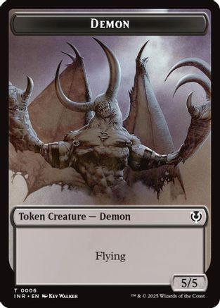 Demon // Human Cleric Double-Sided Token (INR6 // 19)  - Innistrad Remastered | Silver Goblin