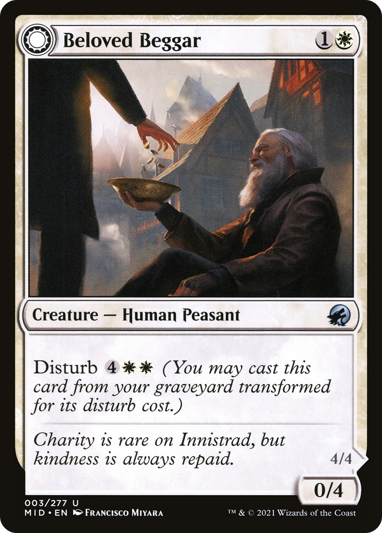 Beloved Beggar // Generous Soul [Innistrad: Midnight Hunt] | Silver Goblin