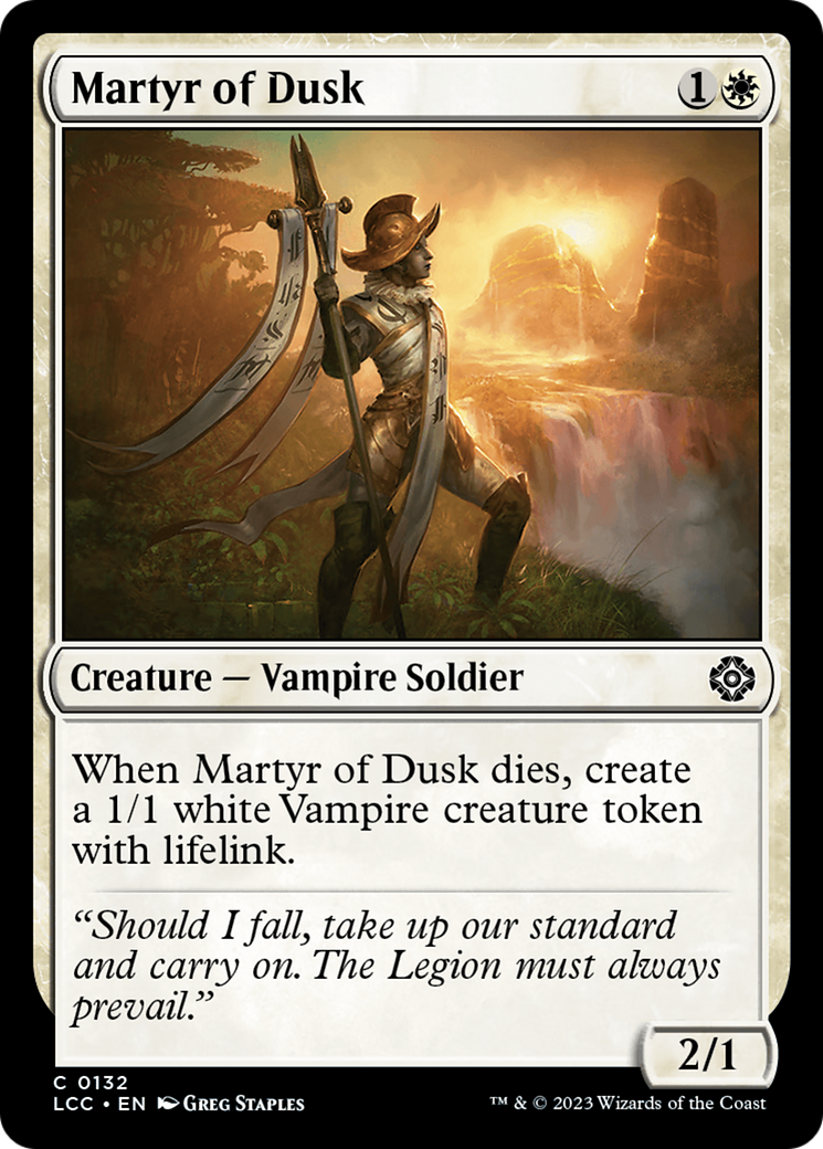 Martyr of Dusk [The Lost Caverns of Ixalan Commander] | Silver Goblin