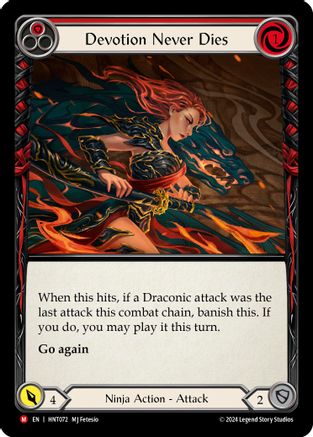 Devotion Never Dies (HNT072) - The Hunted Rainbow Foil