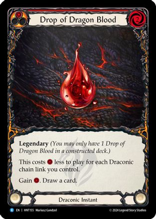 Drop of Dragon Blood (Red) (HNT155) - The Hunted Rainbow Foil