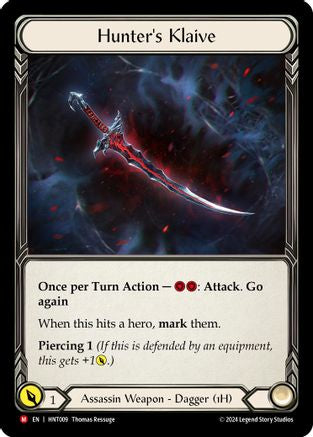 Hunter's Klaive (HNT009) Cold Foil - The Hunted