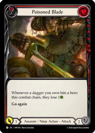 Poisoned Blade (Red) (HNT185) Rainbow Foil - The Hunted