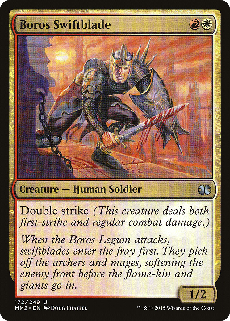 Boros Swiftblade [Modern Masters 2015] | Silver Goblin