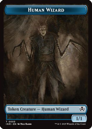 Human Wizard // Emblem - Jace, Unraveler of Secrets Double-Sided Token (INR5 // 25)  - Innistrad Remastered | Silver Goblin