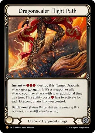 Dragonscaler Flight Path (HNT143) Cold Foil - The Hunted