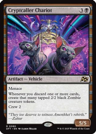 Cryptcaller Chariot Foil (080) - Aetherdrift