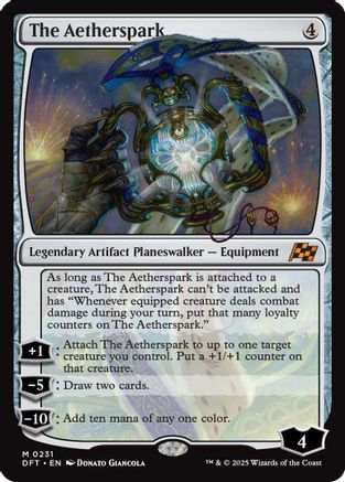 The Aetherspark Foil (231) - Aetherdrift | Silver Goblin