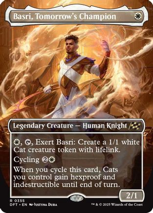 Basri, Tomorrow's Champion (Borderless) (355) - Aetherdrift