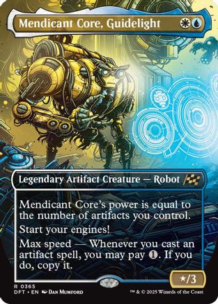 Mendicant Core, Guidelight (Borderless) Foil (365) - Aetherdrift