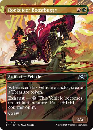 Rocketeer Boostbuggy (Borderless) Foil (327) - Aetherdrift