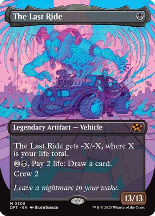 The Last Ride (Borderless) Foil (308) - Aetherdrift