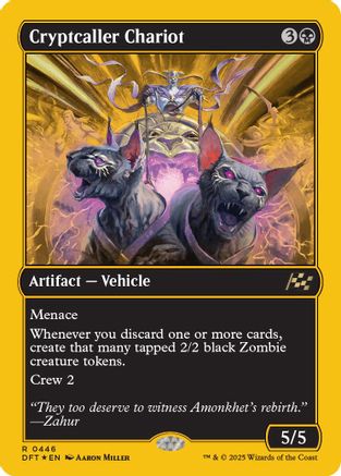 Cryptcaller Chariot (First-Place Foil) Foil (446) - Aetherdrift