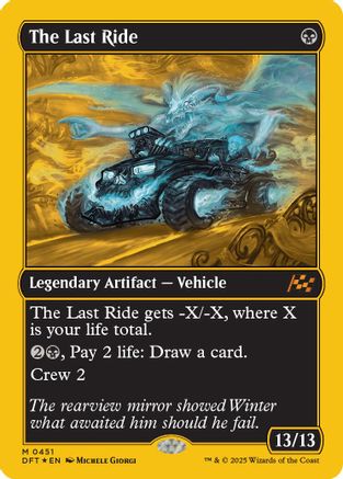 The Last Ride (First-Place Foil) Foil (451) - Aetherdrift