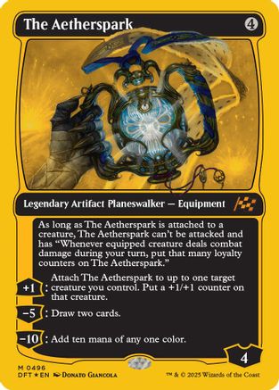 The Aetherspark (First-Place Foil) Foil (496) - Aetherdrift