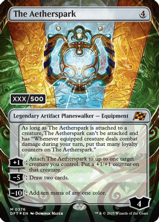 The Aetherspark (Serial Numbered) (DFT-376) - Aetherdrift | Silver Goblin