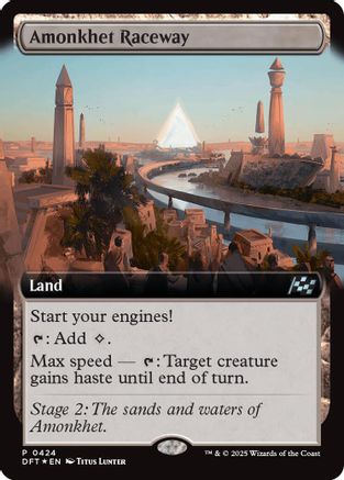 Amonkhet Raceway (Extended Art) (DFT-424) - Aetherdrift Foil | Silver Goblin