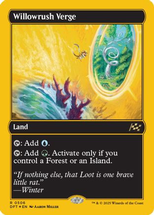 Willowrush Verge (First-Place Foil) Foil (506) - Aetherdrift