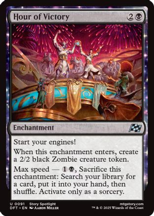 Hour of Victory Foil (091) - Aetherdrift