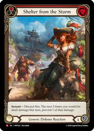 Shelter from the Storm (Extended Art) (HNT222) Rainbow Foil - The Hunted