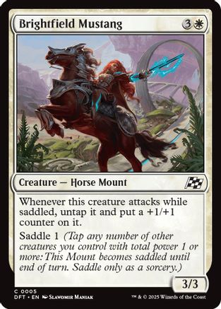 Brightfield Mustang Foil (005) - Aetherdrift