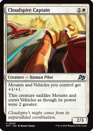 Cloudspire Captain Foil (009) - Aetherdrift