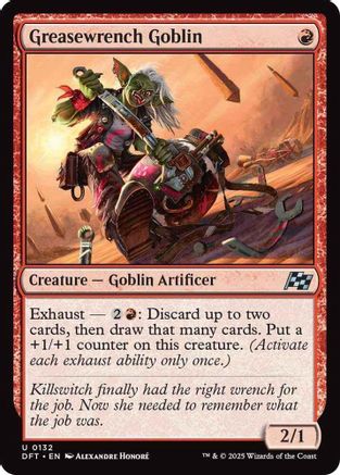 Greasewrench Goblin Foil (132) - Aetherdrift