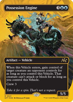 Possession Engine (Borderless) (First-Place Foil) Foil (521) - Aetherdrift