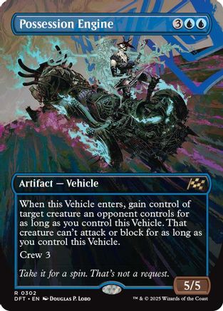 Possession Engine (Borderless) Foil (302) - Aetherdrift | Silver Goblin