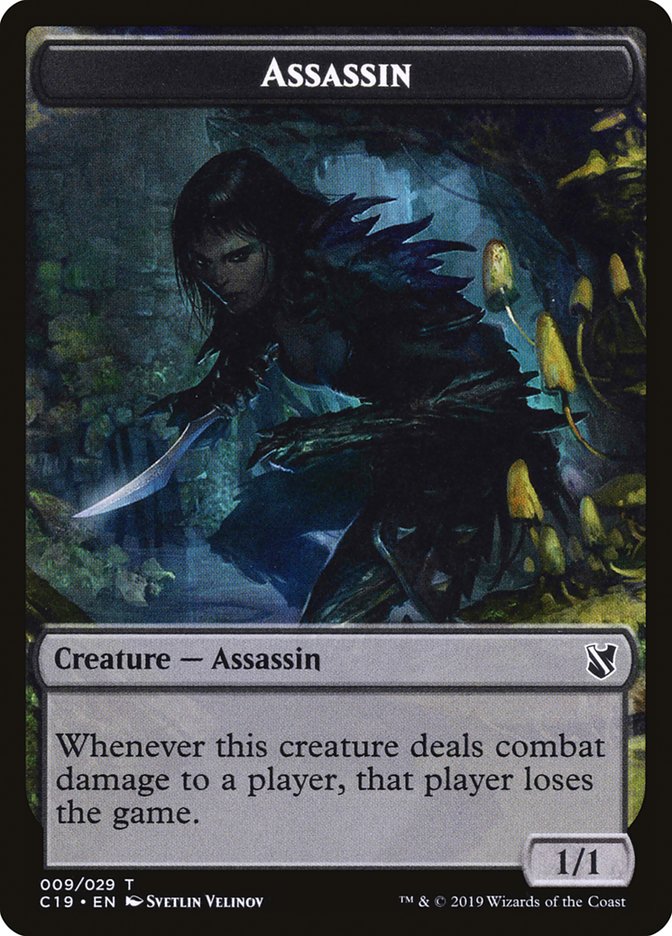 Assassin Token [Commander 2019 Tokens] | Silver Goblin