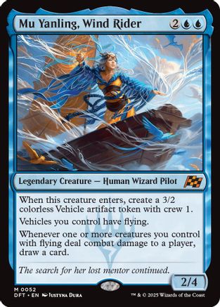 Mu Yanling, Wind Rider (052) - Aetherdrift | Silver Goblin